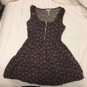 PacSun Floral zipper a-line dress